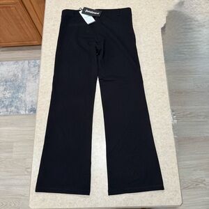 Betabrand Dress Yoga Pants Pull On size Large petite Rayon nylon spandex